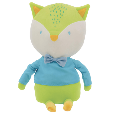 Tripp Fox Plush Doll wearing a shirt and bow tie, perfect for cuddles and playtime.
