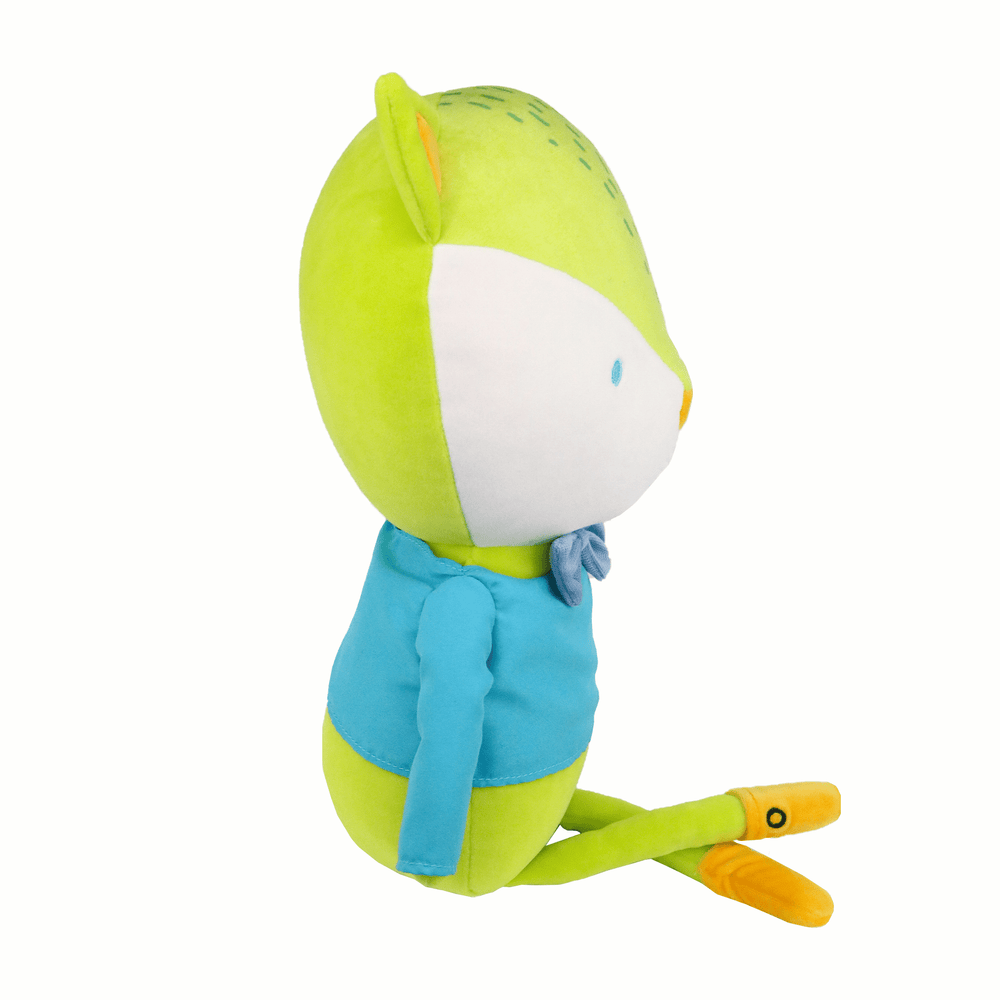 Tripp Fox Plush Doll wearing a shirt and bow tie, perfect for cuddles and playtime.