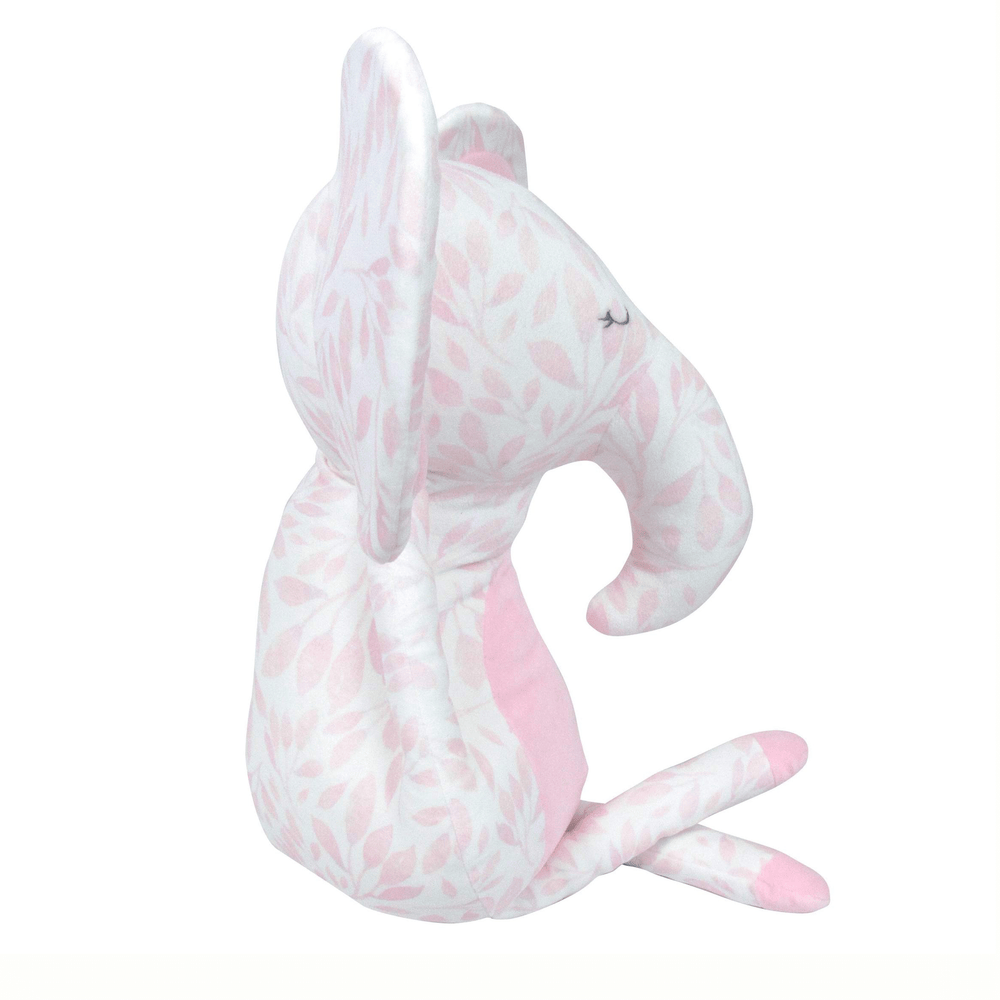 Poppy Elephant Pink Super Soft Plush Toy - Adorable printed plush for babies, perfect for cuddles and playtime.
