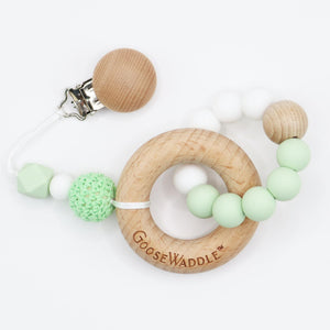 Tripp the Fox Gift Set for babies, featuring plush toys and accessories, displayed at an angle.