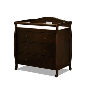AFG Grace 3-Drawer Changing Table Espresso