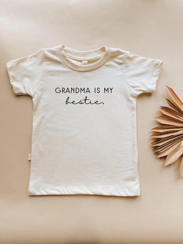 Grandma is My Bestie Organic Kids T-shirt
