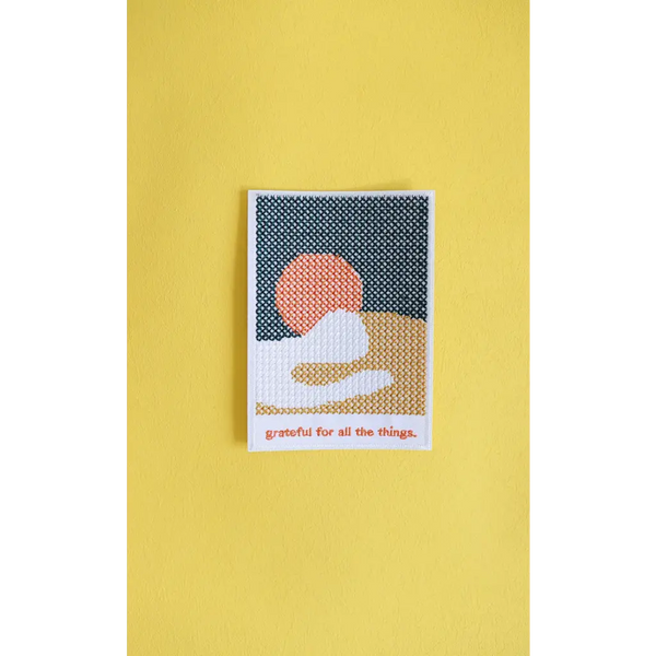 Grateful for All the Things Iron-on Patch
