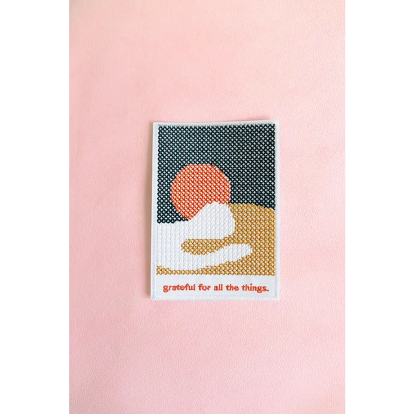 Grateful for All the Things Iron-on Patch