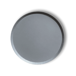 Gray Blue Paper Party Plate (8pcs)