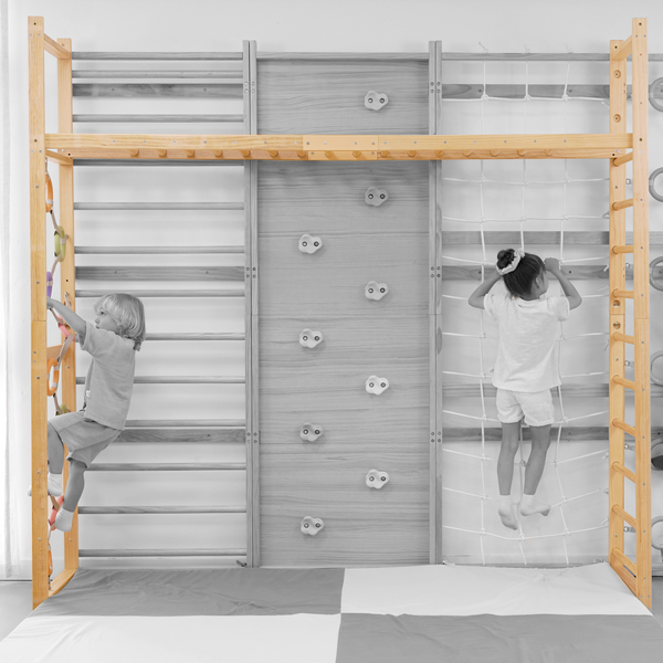 Monkey Bar Attachment – For 95 Inch Walnut Swedish Ladder