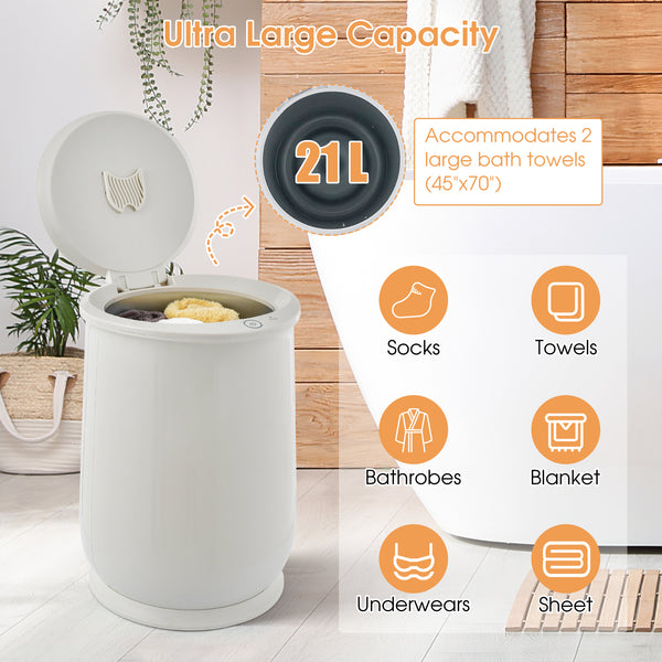 20L Bathroom Towel Warmer with Auto Shut