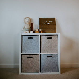 Felt Cube Storage