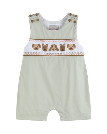 Green Dog Smocked Jon Jon