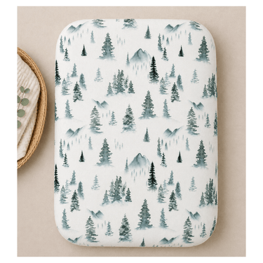 Green Forest Bamboo Changing Pad Cover