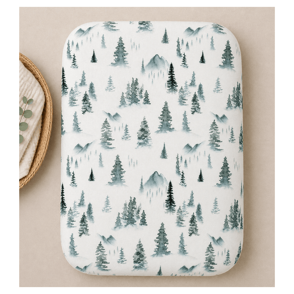 Green Forest Bamboo Changing Pad Cover