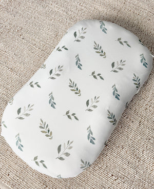 Green Leaves Bamboo Changing Pad Cover | Bassinet & Lounger Cover