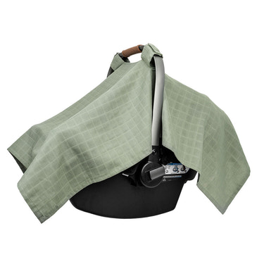 Muslin Car Seat Cover - MOOGCO Baby