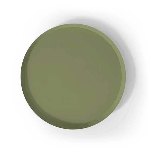 Green Paper Party Plate (12pcs)