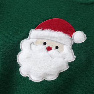 Green Santa Christmas Sweater