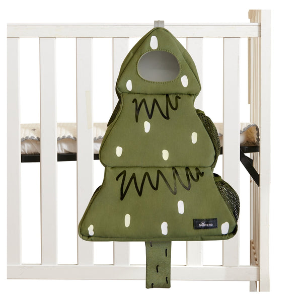 Cozy Buddy Crib Organizer for baby essentials, stylish and functional crib accessory for nursery organization.