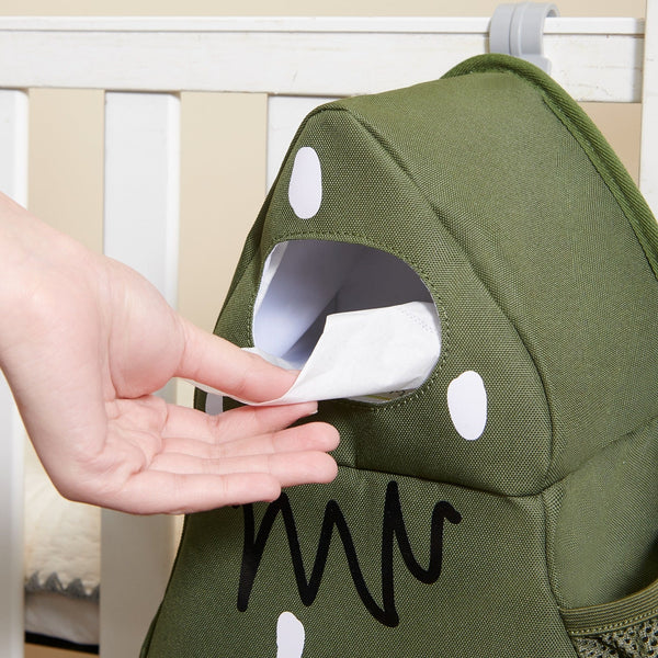 Cozy Buddy Crib Organizer in angle view, perfect for keeping baby essentials tidy and within reach.