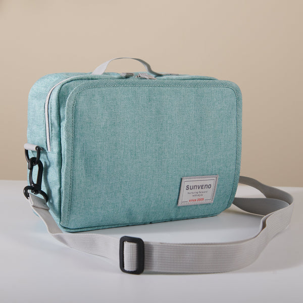 Stylish diaper changing bag in angle 12 view, perfect for on-the-go parents.