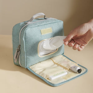 Stylish diaper changing bag in angle 14, perfect for parents on the go.