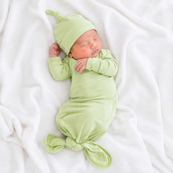 Knotted Gown Set - Hat