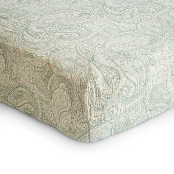Mushie Extra Soft Muslin Crib Sheet 100% Cotton Pre-washed