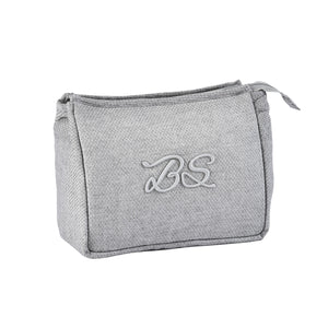 MON BEAU TROUSSEAU | Boys Grey Wash Bag (25cm)