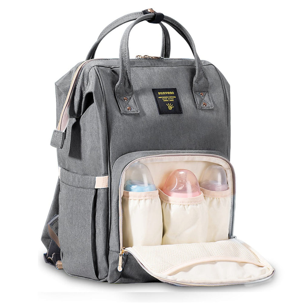 Classic Diaper Backpack in stylish design, perfect for parents on the go.