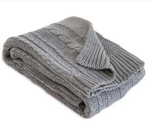 Burt's Bees Baby Cable Knit Sweater Stroller Blanket