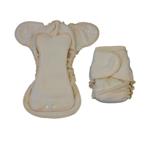 Babee Greens One-Size Fitted Cloth Diaper 5-35 lbs Organic or Hemp