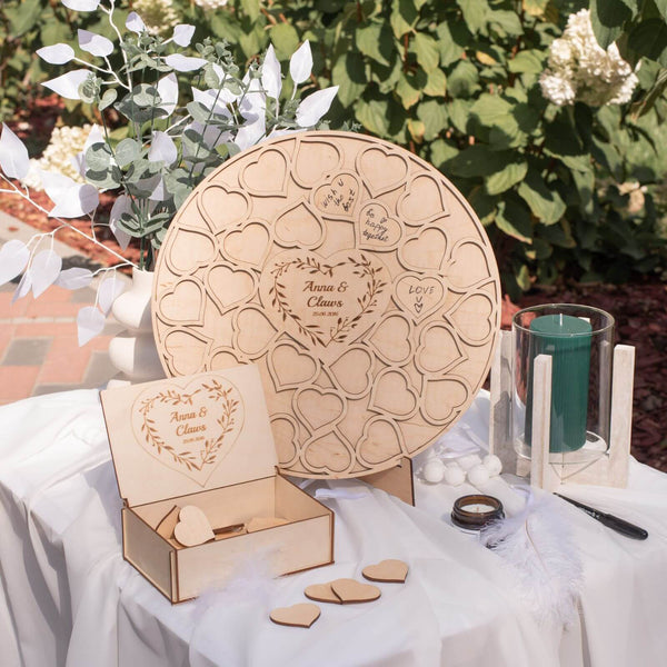 Alternative Wedding Guest Book Circle