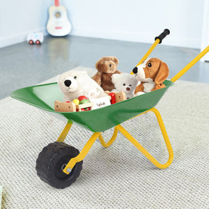 Outdoor Garden Backyard Play Toy Kids Metal Wheelbarrow