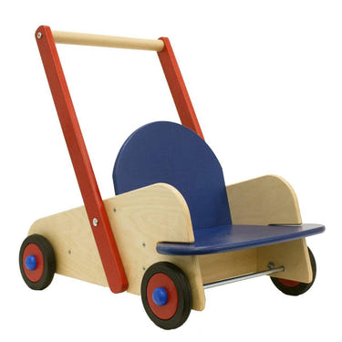 Colorful Walker Wagon Push Toy for babies, perfect for encouraging walking and play.