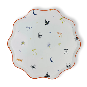 Halloween Patterned Paper Party Plate (12 Per Pack)