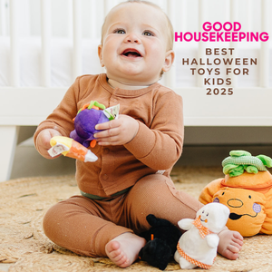 Halloween Stuffed Pumpkin Playset with 4 ct Sensory Toys