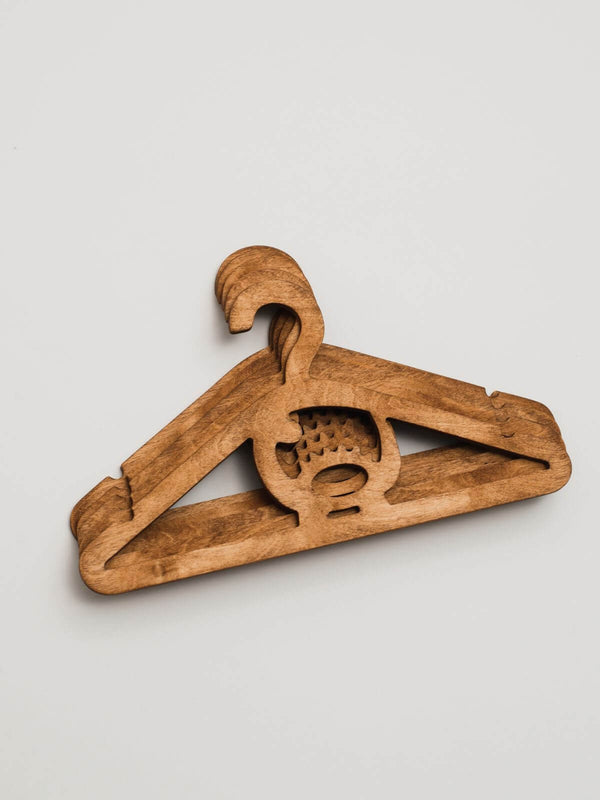 Pack of 5 Wooden Baby Hangers (USA ONLY)