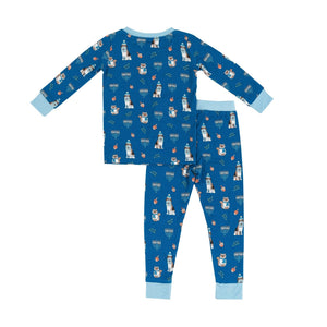 Hanukkah Pets (Long Sleeve PJ) - Blue
