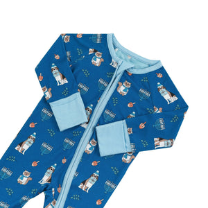Hanukkah Pets (Convertible Zip Footies) - Blue