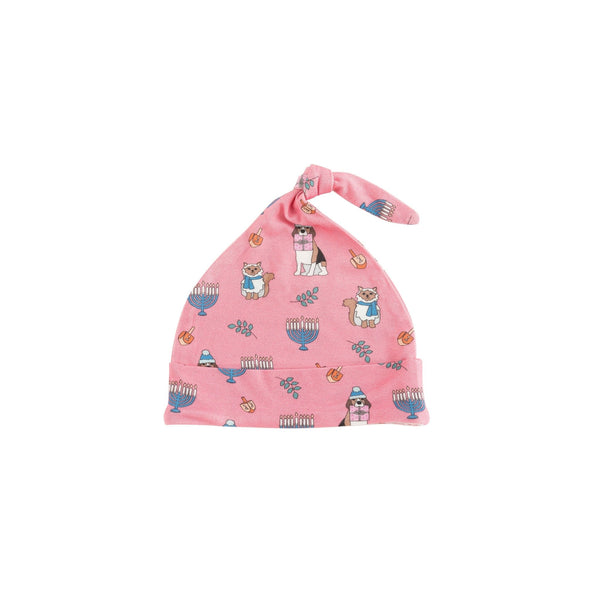 Hanukkah Pets (Knotted Hat) - Pink