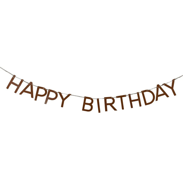 Happy Birthday Banner Neutral