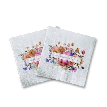 Happy Hour Small Cocktail Disposable Paper Napkins (16pcs)