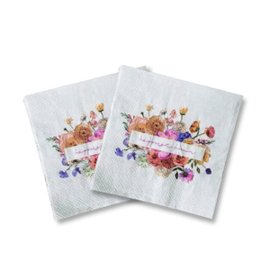 Happy Hour Small Cocktail Disposable Paper Napkins (16pcs)