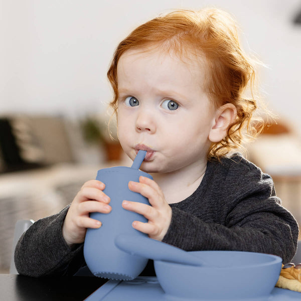 ezpz Happy Cup Straw System for Older Toddlers and Preschoolers