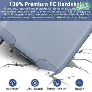 Hardside Luggage with Spinner Wheels with TSA Lock and Height Adjustable Handle-Pink Kids Luggage