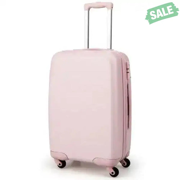Hardside Luggage with Spinner Wheels with TSA Lock and Height Adjustable Handle-Pink Kids Luggage