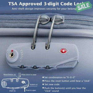 Hardside Luggage with Spinner Wheels with TSA Lock and Height Adjustable Handle-Pink Kids Luggage