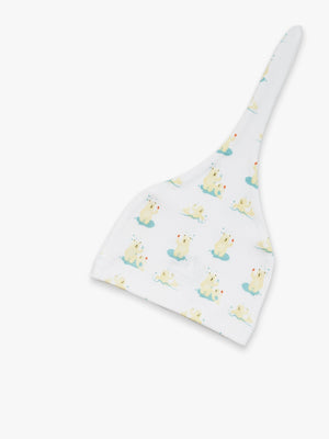 Organic Cotton Knotted Hat - Polar Express