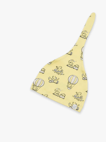 Organic Cotton Knotted Hat for babies - Lil' Explorer design, perfect for stylish and comfortable wear.