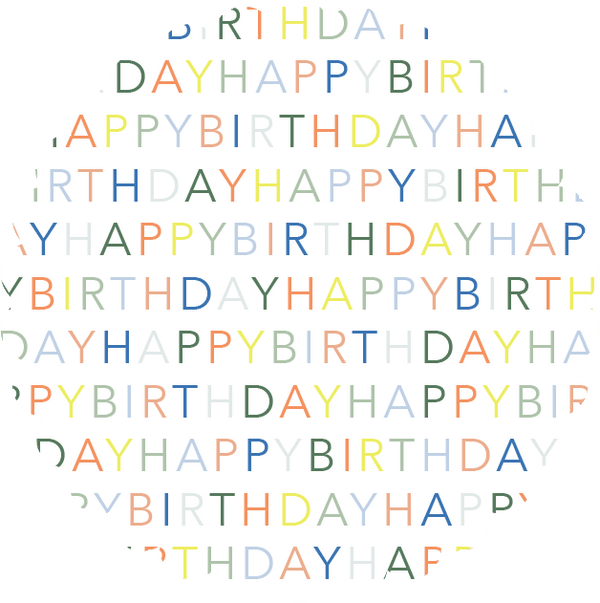 HBD Dessert Plate S16
