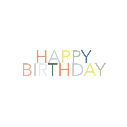 HBD Lunch Napkins S40