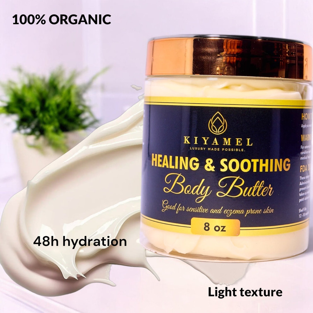 Healing & Soothing Body Butter | Pure, Gentle, 24-Hour Hydration for Sensitive Skin
